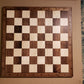 The Billey Chess Board - Walnut Hardwood Chess Board with Raised Squares - Large Regulation Size - 100% Solid Black Walnut and Sugar Maple - Handmade in British Columbia